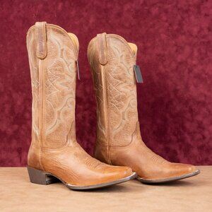 Idyllwind Women Relic Western Cowboy Brown Leather Square Toe Boots sz 10